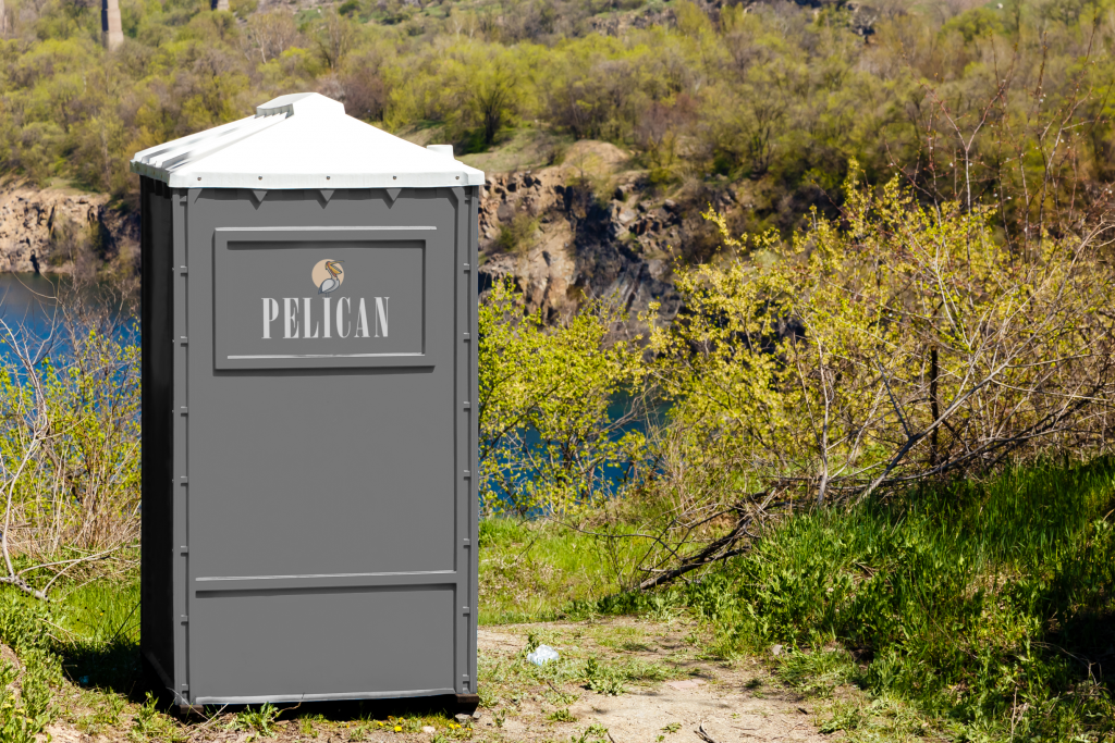 Picture Of grey Portable toilet